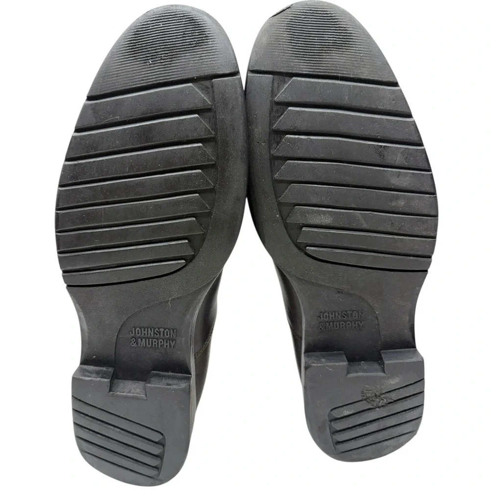 Johnston & Murphy Chelsea Brown Boots Ankle Shoes Mens Garner‎ 20-9420 13M